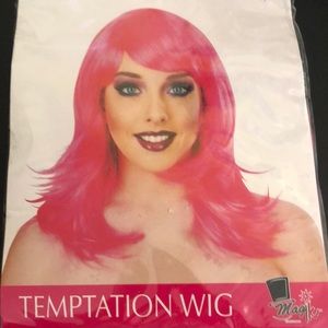 New Magic Wig Collection Pink Wig Halloween Costume Size Adult